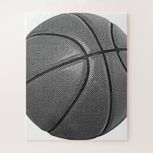 Puzzle Basket-ball noir et blanc (Vertical)