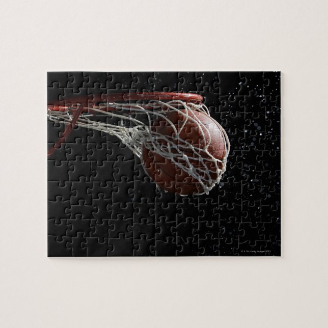 Puzzle Basket-ball passant par le cercle 2 (Horizontal)