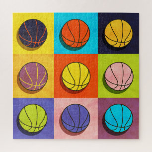 Puzzle Basket-ball Pop Art