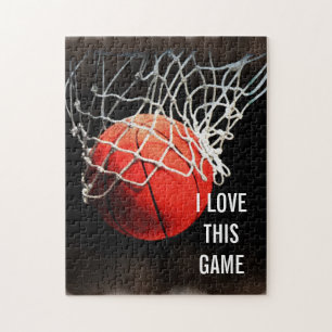 Puzzle Basket-ball - Sports Illustration Art