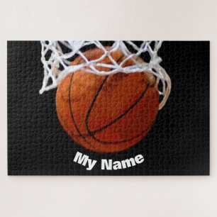 Puzzle Basket-ball Votre nom