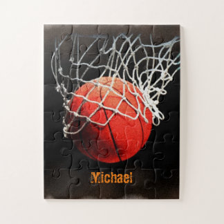 Puzzle Basket-ball Votre nom