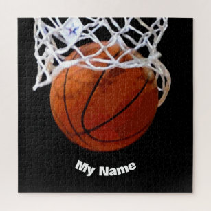 Puzzle Basket-ball Votre nom