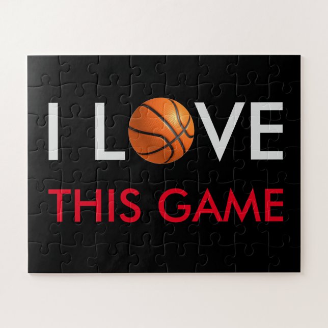 Puzzle Basketball Love Game (Horizontal)