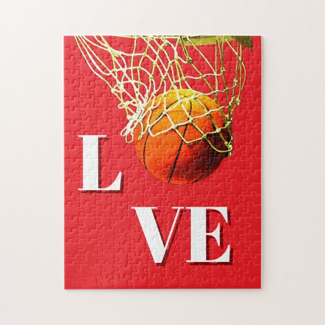 Puzzle Basketball que j'aime (Vertical)