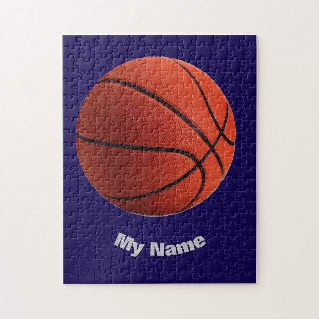 Puzzle Basketball Votre Nom (Vertical)