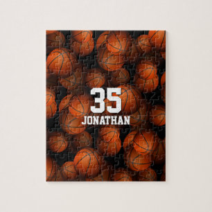 Puzzle Basketballs motifs filles personnalisées