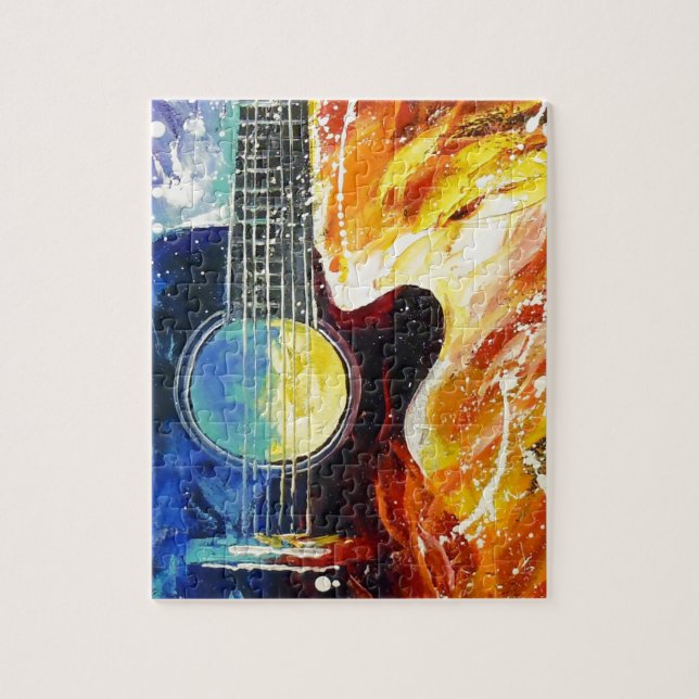 Puzzle Basse guitare (Vertical)