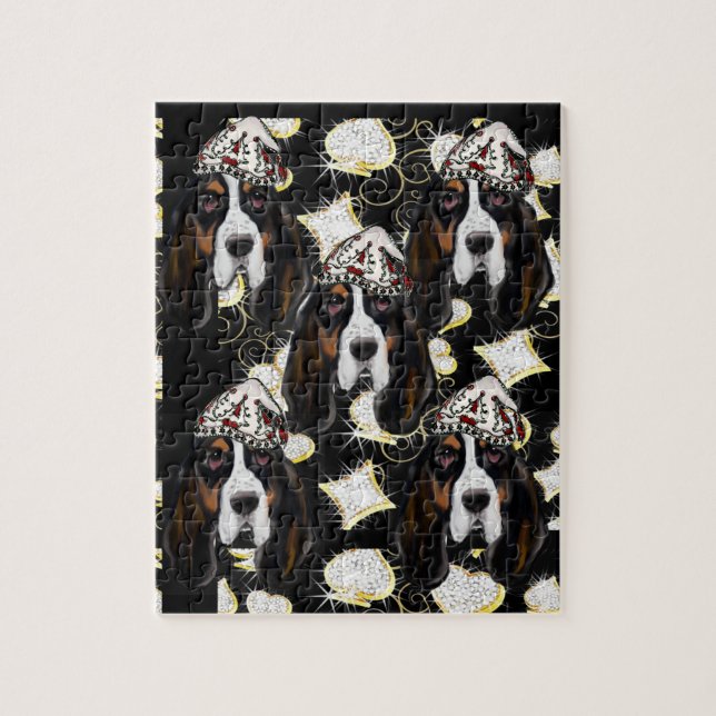 PUZZLE BASSET HOUND    (Vertical)