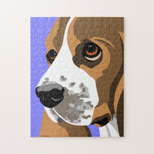 Puzzle Basset Hound (Vertical)