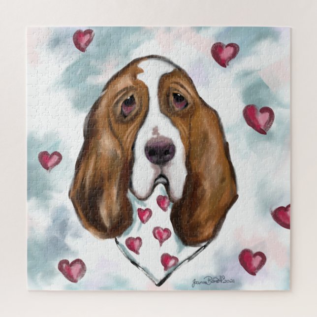 Puzzle Basset Hound (Vertical)