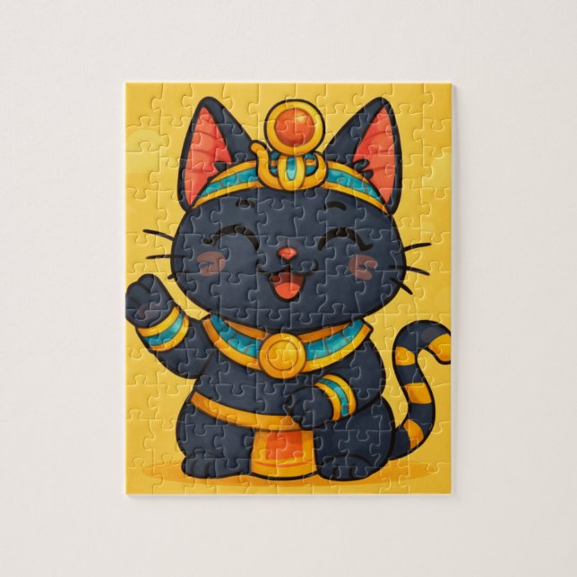 Puzzle Bastet Cat | Déesse égyptienne (Vertical)