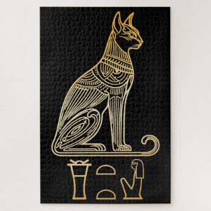 Puzzle Bastet, déesse égyptienne des chats. Nom dans les 