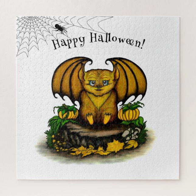 Puzzle Bat d'Halloween mignonne (Vertical)