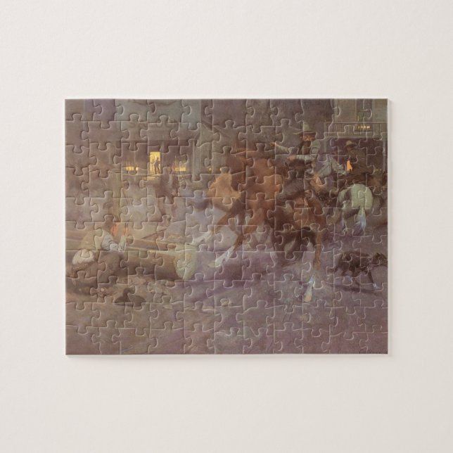 Puzzle Bataille au saloon Roundup par Bill Gollings (Horizontal)