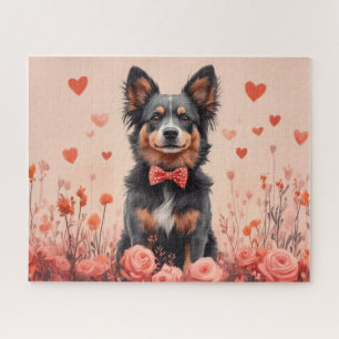 Puzzle Bataille australienne avec Roses - Saint-Valentin
