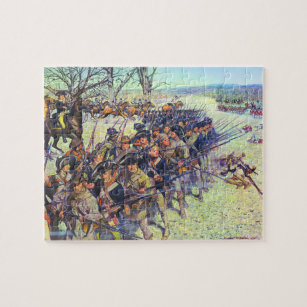 Puzzle Bataille de Guilford Courthouse Charles McBarron