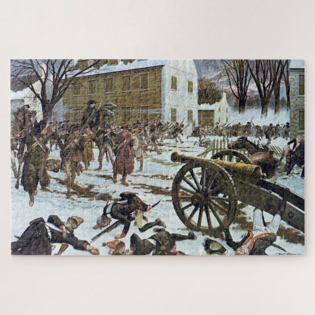 Puzzle Bataille de Trenton par Charles McBarron (Horizontal)