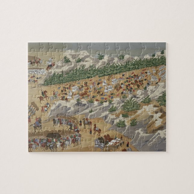 Puzzle Bataille de Vasilika en 1821, de l'illustré sien (Horizontal)