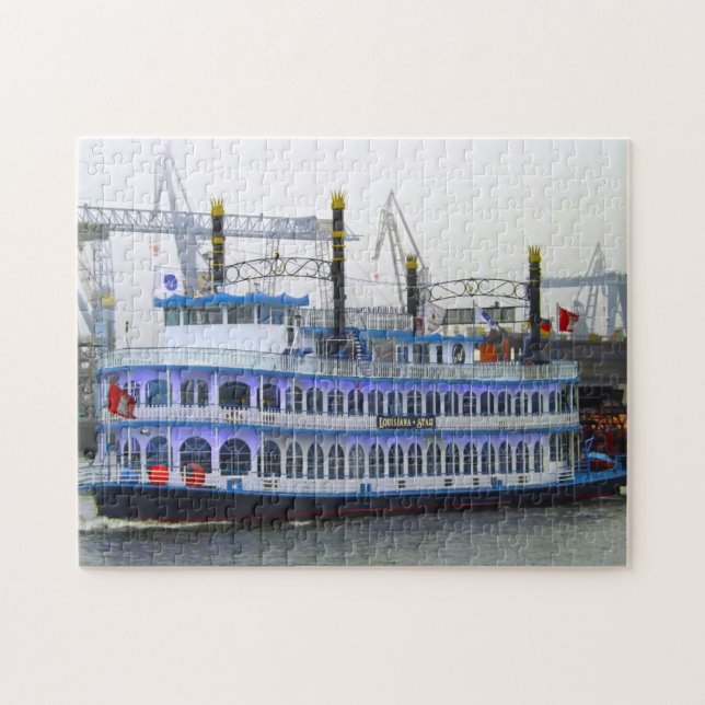Puzzle Bateau à aubes de Louisiane. (Horizontal)