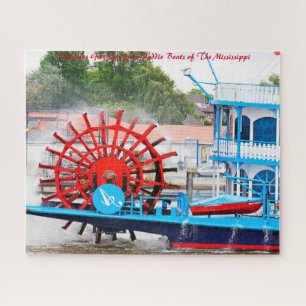 Puzzle Bateau à aubes Mississippi.Joyeux Noël
