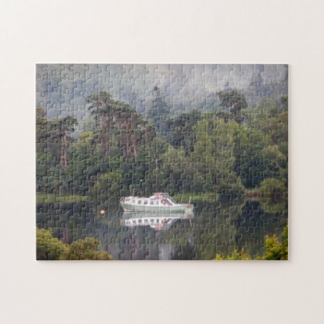 Puzzle Bateau à Glenridding, district d'Ullswater Lake (Horizontal)