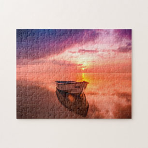 Puzzle Bateau à l'ancre.