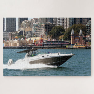 Puzzle Bateau à moteur sur le port de Sydney, Australie