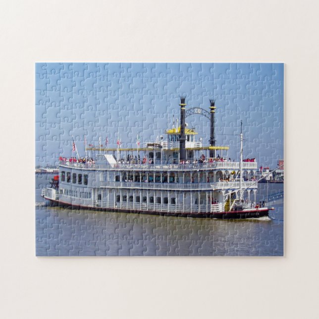 Puzzle Bateau à roues à aubes La Nouvelle-Orléans Louisia (Horizontal)