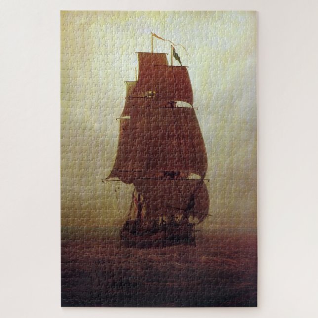 Puzzle Bateau à voile (1815) - Caspar David Friedrich (Vertical)