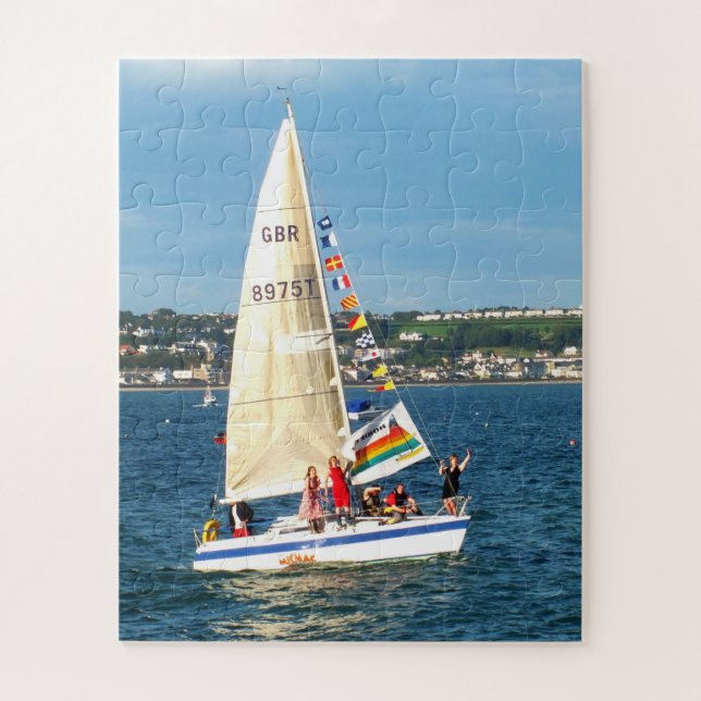 Puzzle Bateau à voile à Jersey (Vertical)
