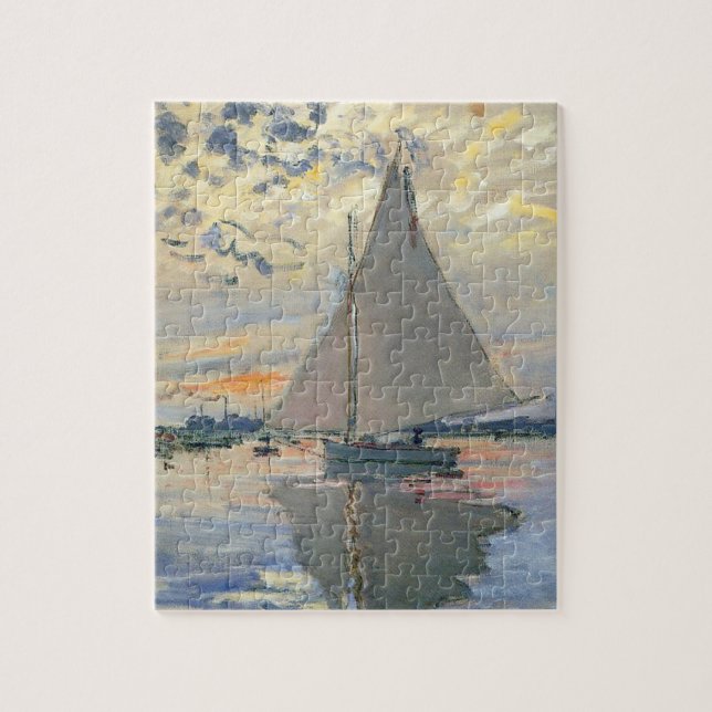 Puzzle Bateau à voile de Monet Impressionnisme français C (Vertical)