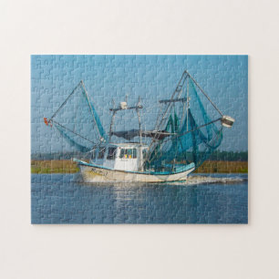 Puzzle Bateau crevettier Mississippi.
