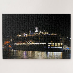 Puzzle Bateau de croisière avec lumières, Hobart, Tasmani