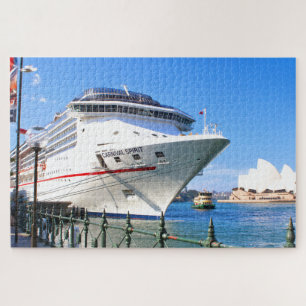 Puzzle Bateau de croisière dans le port