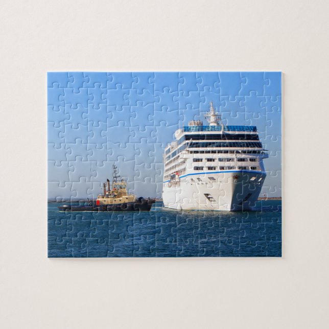 Puzzle Bateau de croisière et remorqueur (Horizontal)