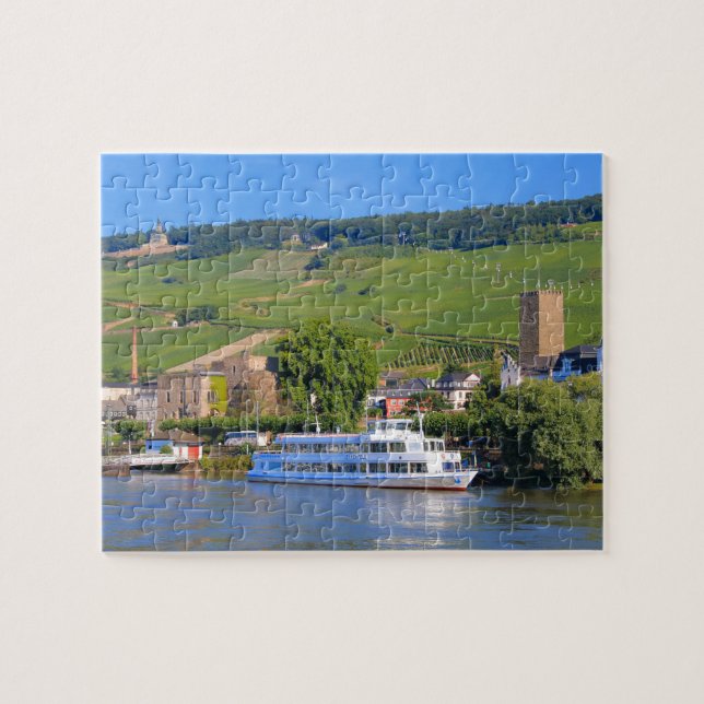 Puzzle Bateau de croisière, Rudesheim, Allemagne (Horizontal)