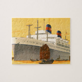 Puzzle Bateau de croisière vintage en Orient avec Junks B