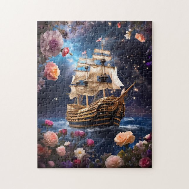 Puzzle Bateau de Lord Nelsons, Victoire du HMS (Vertical)