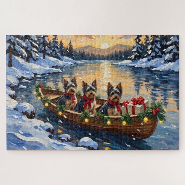 Puzzle Bateau de Noël Havanais Fêtes (Horizontal)