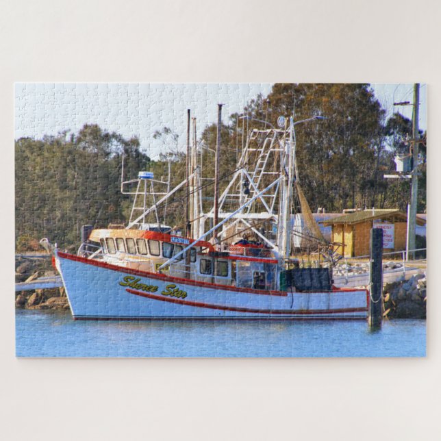 Puzzle Bateau de pêche, Yamba, Australie  (Horizontal)