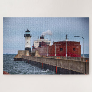 Puzzle Bateau et phare Paul R. Tregurtha