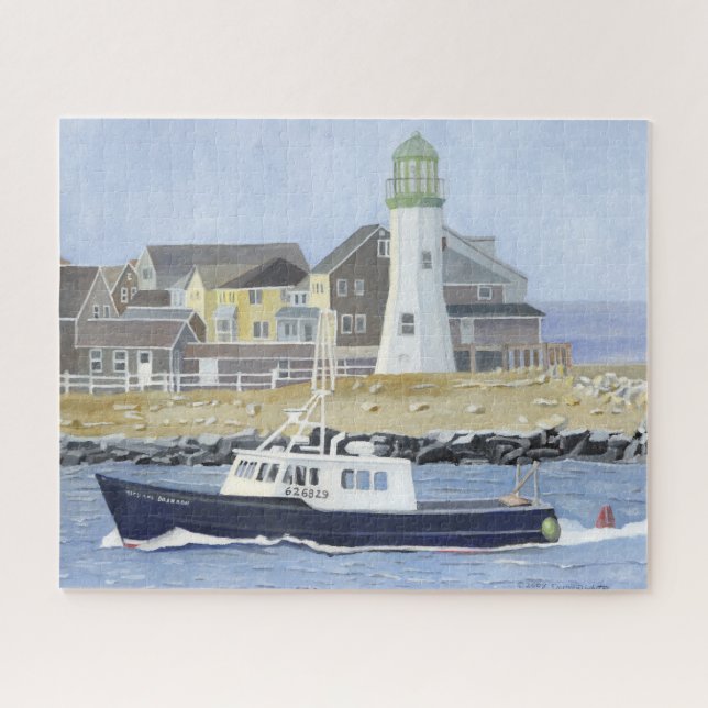 Puzzle Bateau homardier du port de Scituate (Horizontal)