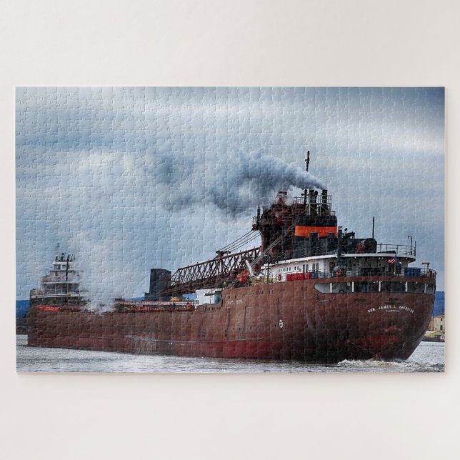 Puzzle Bateau honorable James L Oberstar Duluth Minnesota (Horizontal)