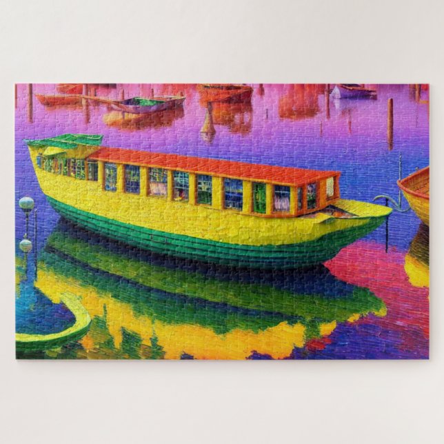 Puzzle Bateau Lakehouse (Horizontal)