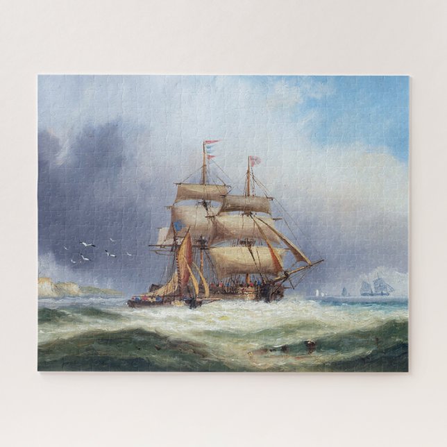 Puzzle Bateau pilote de l'île de Wright 1887 (Horizontal)