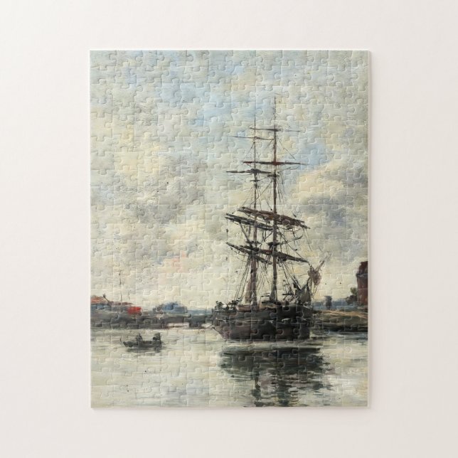 Puzzle Bateau sur les Touques Eugene Boudin(Français, 182 (Vertical)