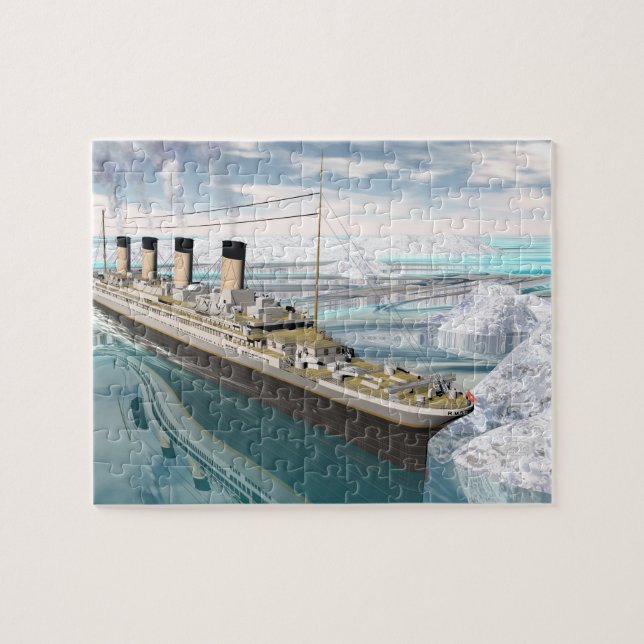Puzzle Bateau titanique - 3D rendent (Horizontal)