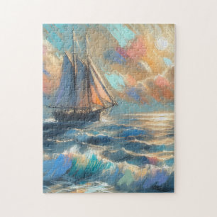 Puzzle Bateau Voilier Sur La Mer