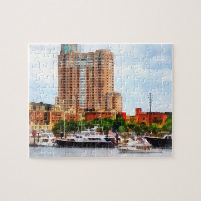 Puzzle Bateaux à la DM intérieure de Baltimore de port (Horizontal)
